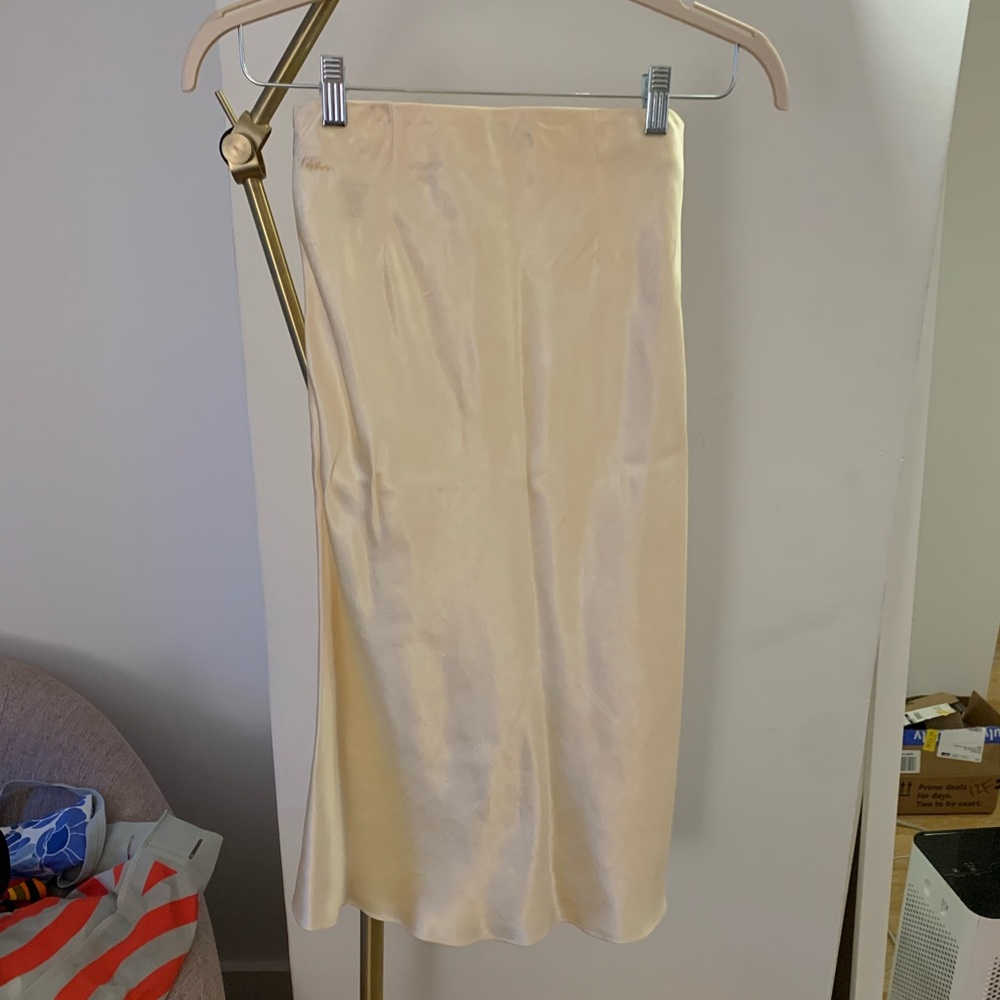 Babaton slip midi skirt size 4